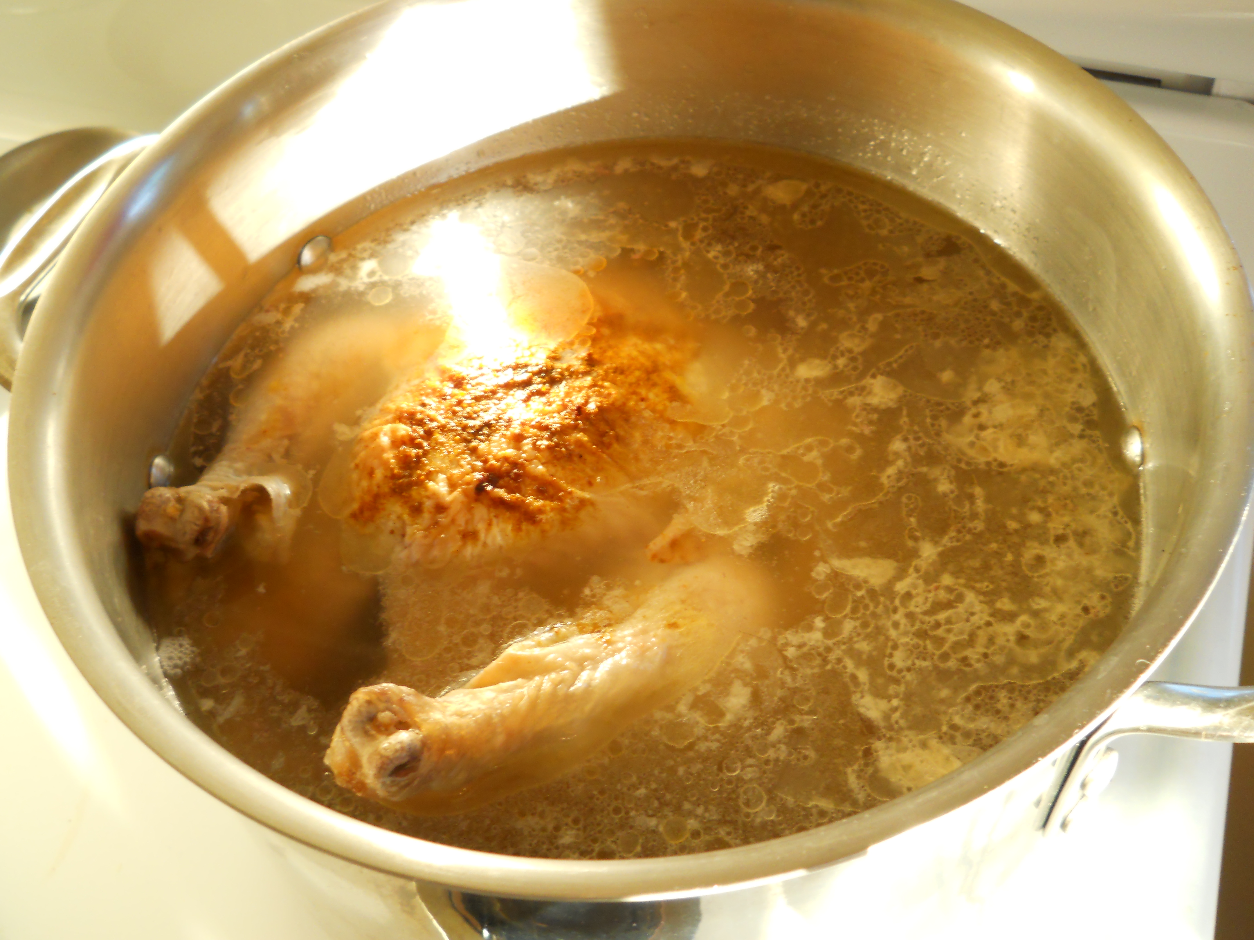 Easy Chicken Stock Recipe — Dishmaps